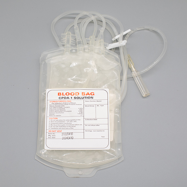 Disposable Single/Double/Triple/Quadruple Blood Collection Bag
