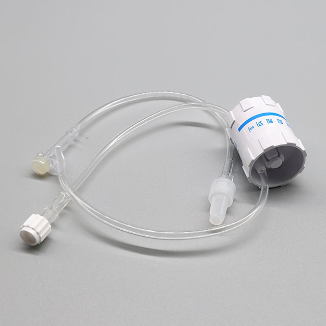 Medical Adjustable Single Channel IV Flow Regulator with Extension Tubing