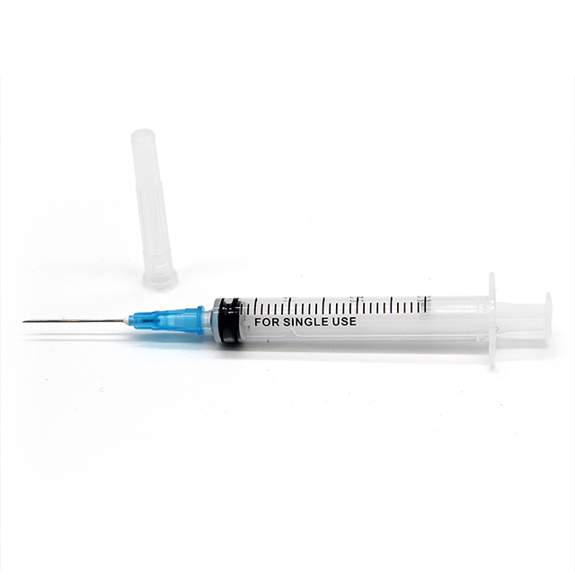 Medical Sterile Disposable 3-Part Syringe 3ml with 23G Needle