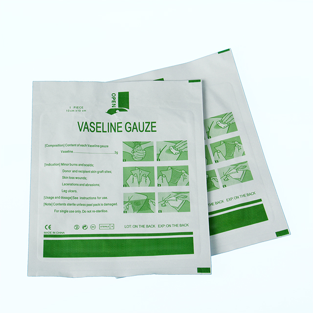 Disposable Sterile 100% Cotton Paraffin Gauze Swabs for Medical Use