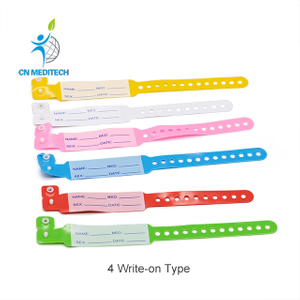 Disposable PVC Insert Patient Identification Wristbands ID Band