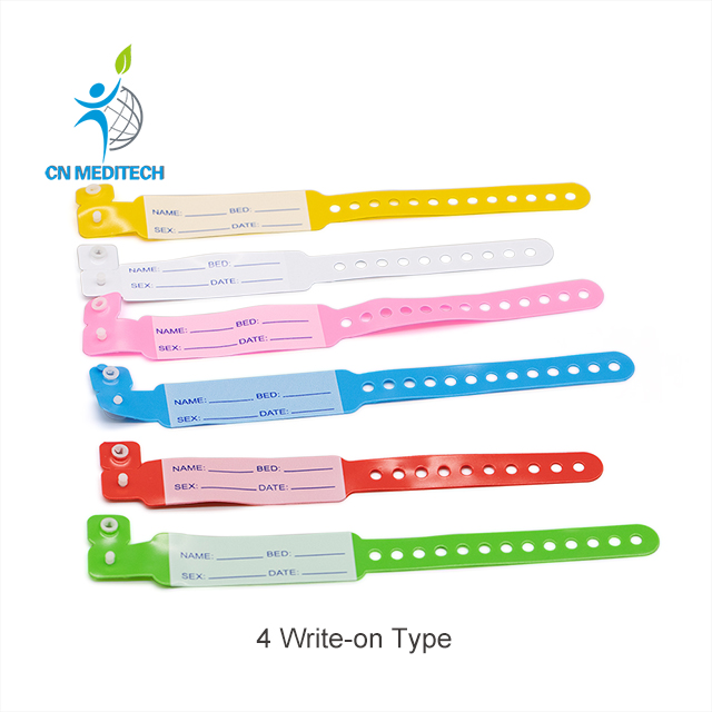 Disposable PVC Insert Patient Identification Wristbands ID Band