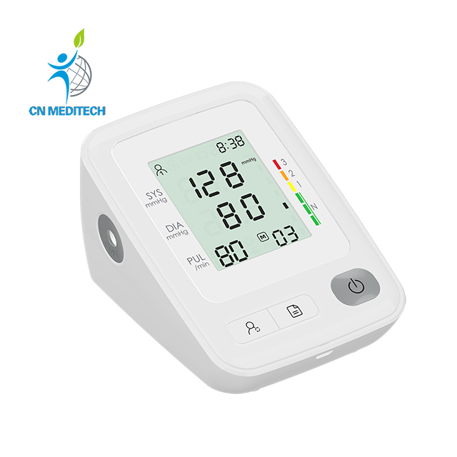 Automatic Upper Arm Type Adjustable Arm Cuff Blood Pressure Monitor for Home Use