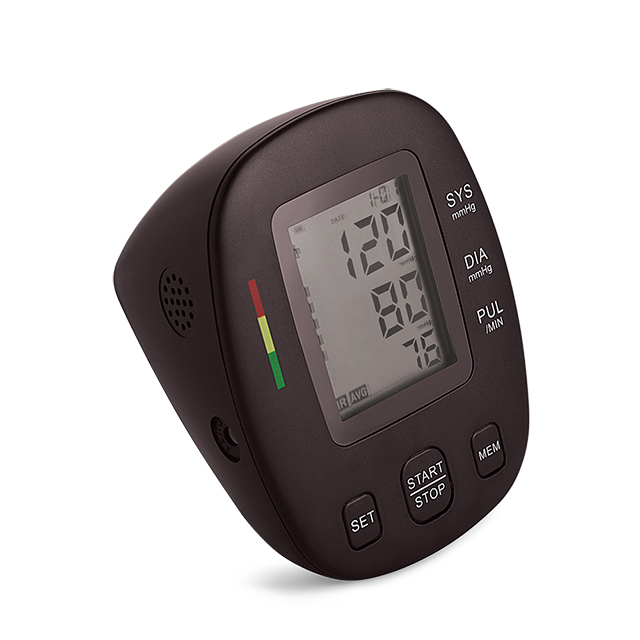 Cheap Upper Arm Digital BP Machine Blood Pressure Monitor with Adapter & Battery