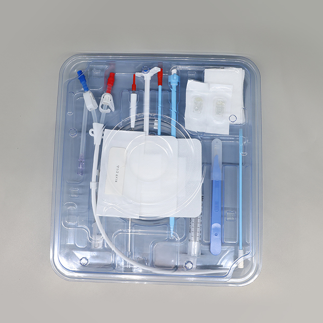 Medical Hemodialysis Catheter Kit Double Lumen Long Term Hemodialysis Catheter Kit