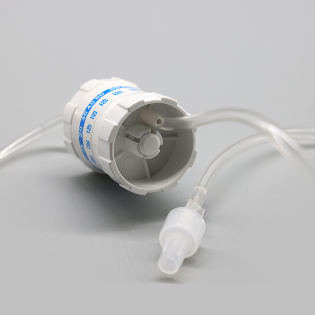 Medical Sterile Double Channel IV Dial Flow Regulator with Extension Tube