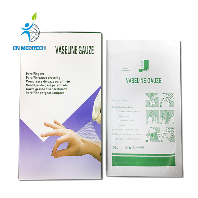Disposable Sterile 100% Cotton Paraffin Gauze Swabs for Medical Use