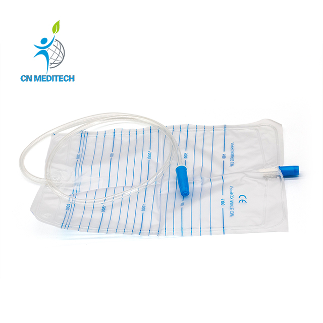 Disposable Adult Pull Push Valve Urine Collection Bag