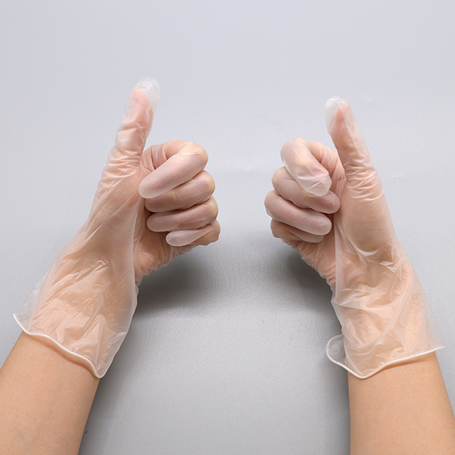 Disposable Medical PVC Powdered Or Powder Free Clear Vinyl Glove 