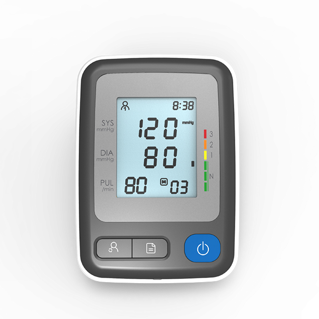 Automatic Upper Arm Type Adjustable Arm Cuff Blood Pressure Monitor for Home Use
