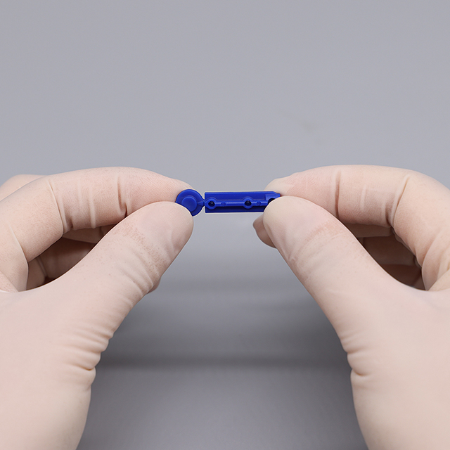 Disposable Medical Safety Sterile Plastic Stainless Steel Twist Blood Lancet