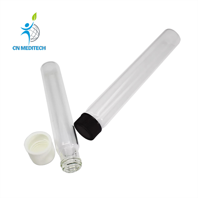 Lab Pyrex Test Tube with Screw Cap