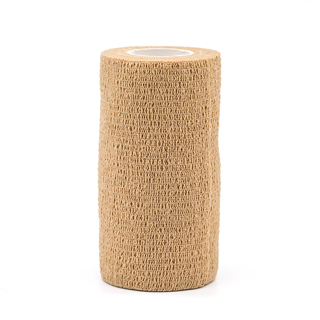 High Quality Colored Cotton Non-woven Elastic Self Adhesive Bandage 