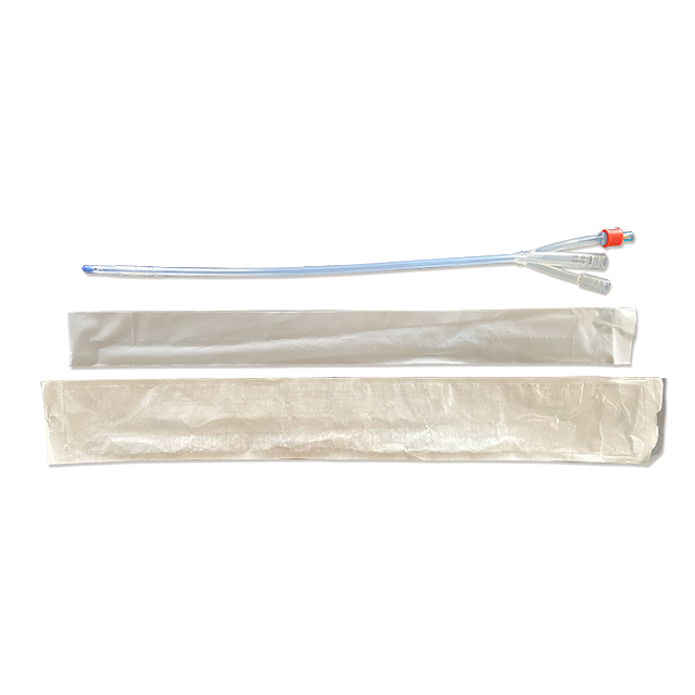 Disposable 3 Way Silicone Foley Urinary Catheter 