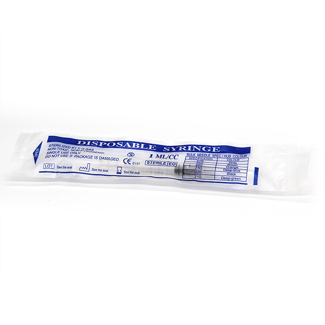 Medical Sterile Disposable Luer Slip 1ml Syringe with Caps