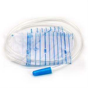 Disposable 2000ml Urine Collection Bag with T-cross Value