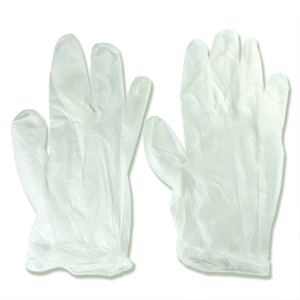 Disposable Medical PVC Powdered Or Powder Free Clear Vinyl Glove 