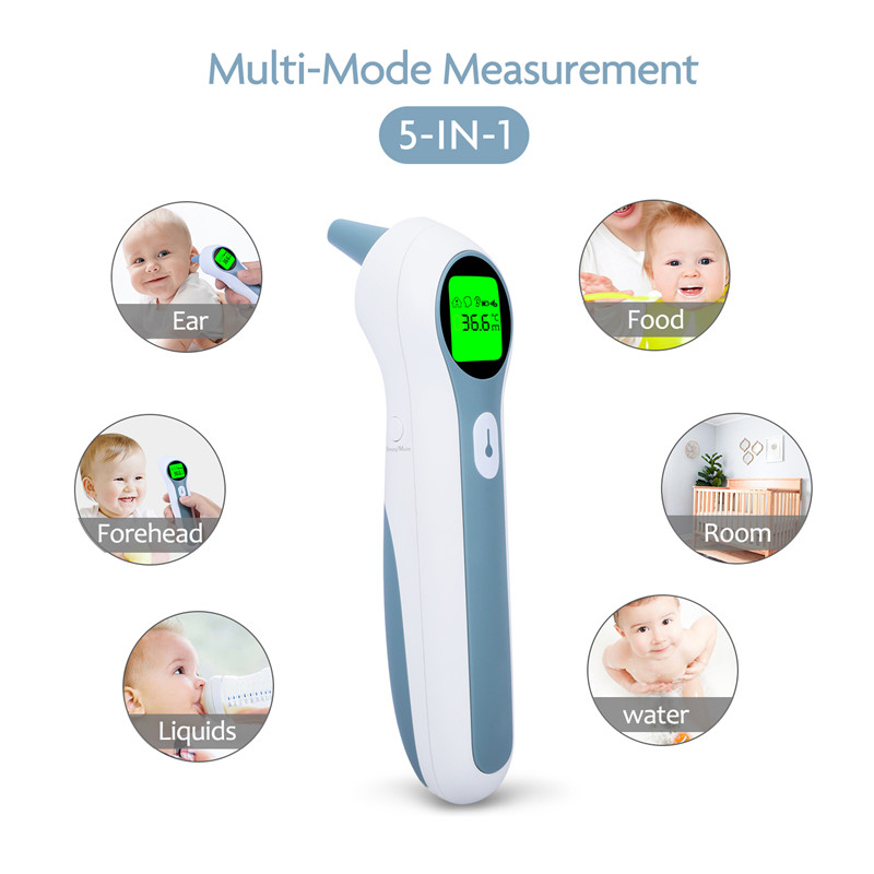 800-dual mode forehead and ear thermometer