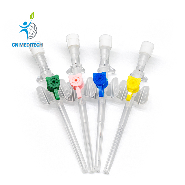 Disposable Medical IV Intravenous Cannula with Injection Port for Injection
