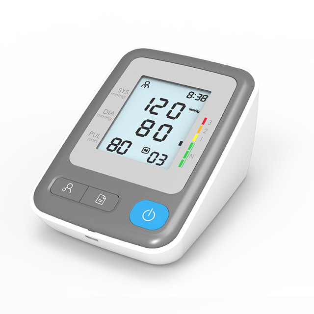 Automatic Upper Arm Type Adjustable Arm Cuff Blood Pressure Monitor for Home Use
