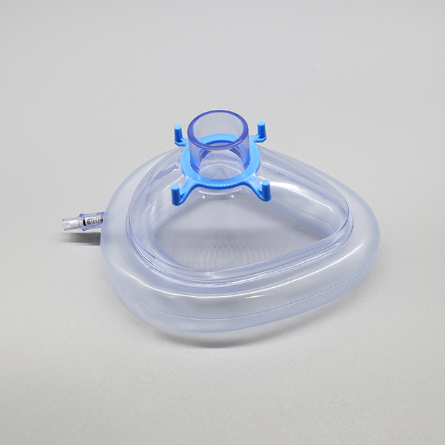 Disposable PVC Tail Check Valve Type Anesthesia Mask