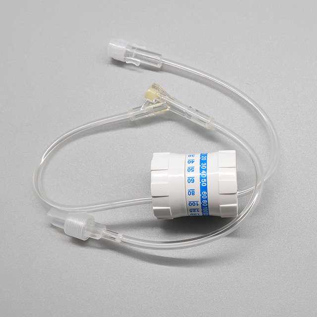 Medical Sterile Double Channel IV Dial Flow Regulator with Extension Tube