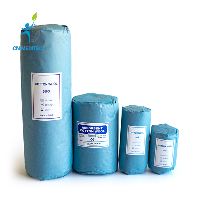 Disposable Medical Cotton Wool Roll for Wound Care