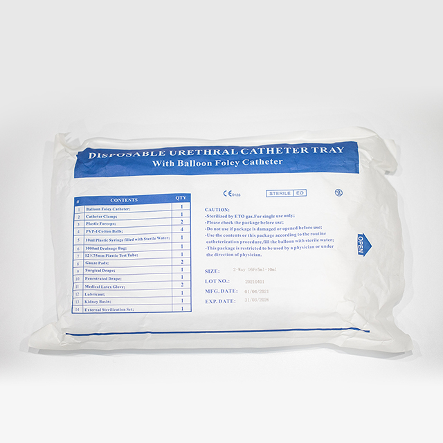 Disposable Sterile Urinary Catheters Foley Catheter Kit