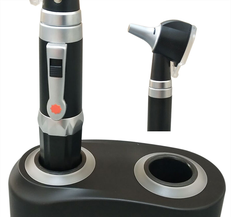 Portable Fiber Optic Otoscope with Charger for ENT diagnostic