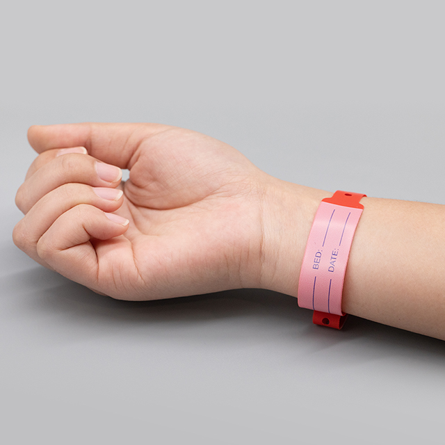 Disposable PVC Insert Patient Identification Wristbands ID Band