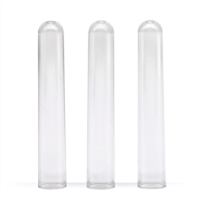 High Quality Transparent Glass Test Tube with Screw Caps