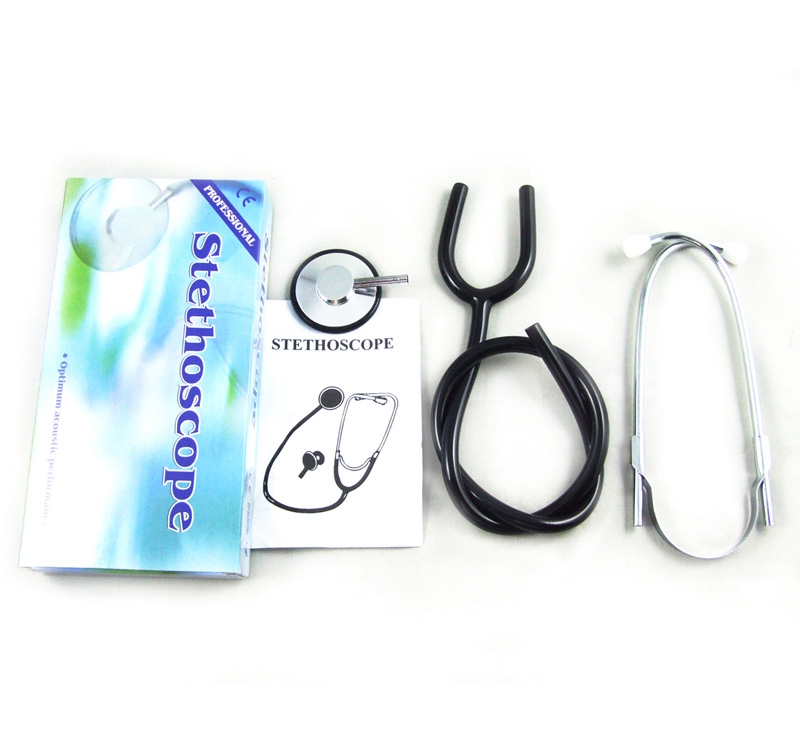 Single Head Stethoscope with Anti-chill Ring for Child Use