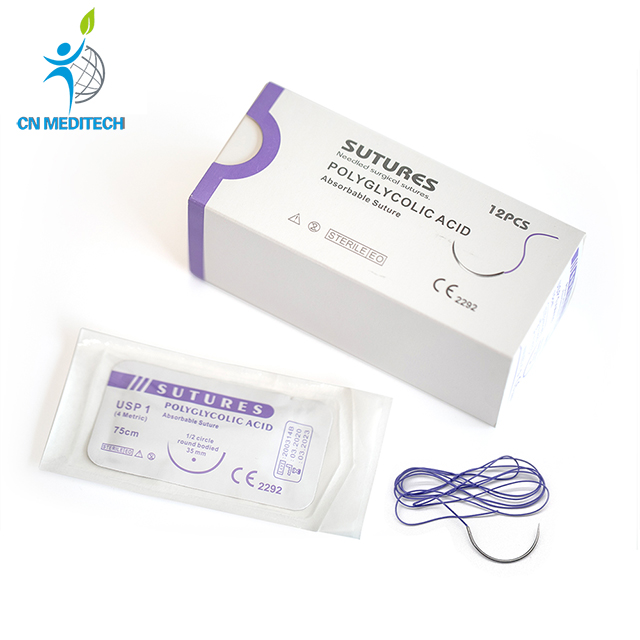 Absorbable-PGA-surgical-suture