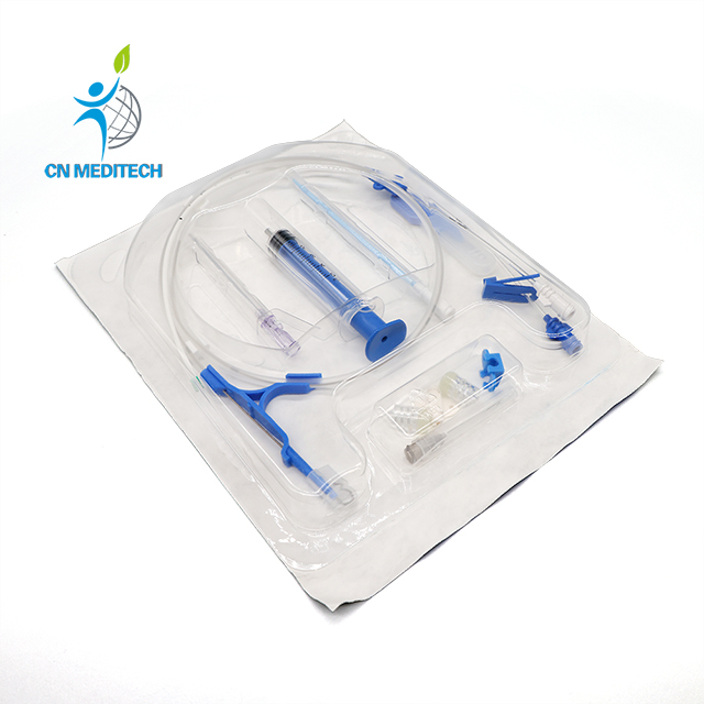 Disposable Medical Double Lumen CVC Kit Central Venous Catheter Kit