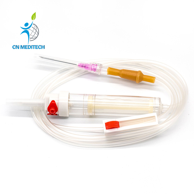 Disposable Luer Lock Needle Blood Transfusion Set with Air-filter