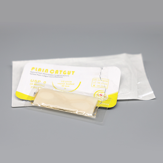 Surgical Absorbable Plain Chromic Suture with Needle