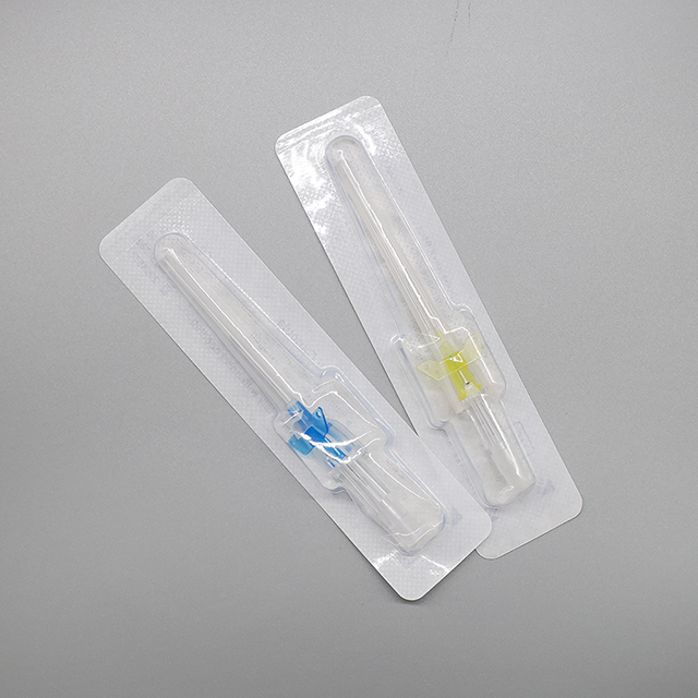 Disposable Medical IV Intravenous Cannula with Wings