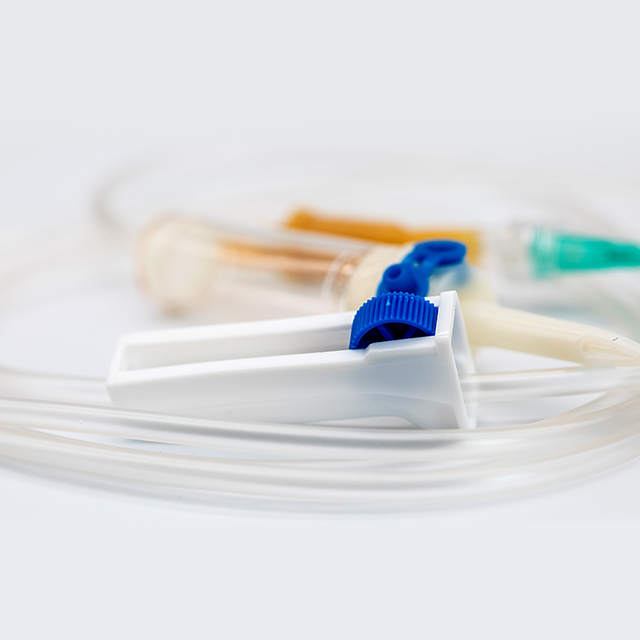 Disposable IV Administration Infusion Set with Needle