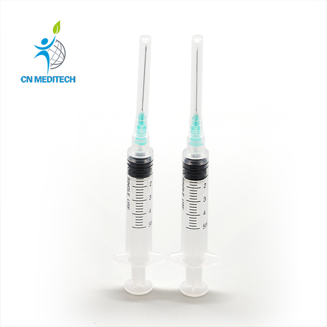 5ml Disposable Auto Disable Syringe with Fix Needle 