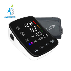 Best Home Dual Power Supply Curved LED Display BP Machine Blood Pressure Monitor 