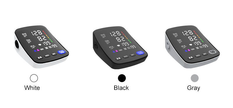 Best Home Dual Power Supply Curved LED Display BP Machine Blood Pressure Monitor 