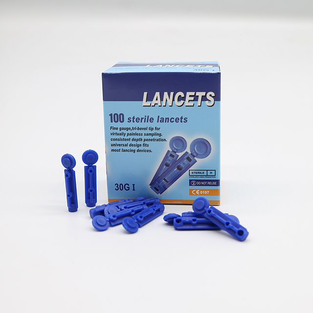 Disposable Medical Safety Sterile Plastic Stainless Steel Twist Blood Lancet