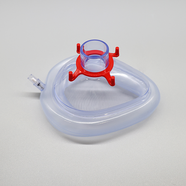 Disposable PVC Tail Check Valve Type Anesthesia Mask