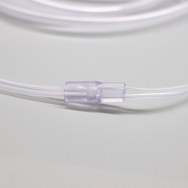 Disaposable Medical Clear PVC Oxygen Nasal Cannula Tube