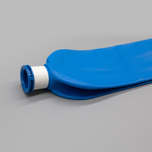 0.5L/1L/2L/3L Disposable Latex Blue Breathing Bag for Medical Use