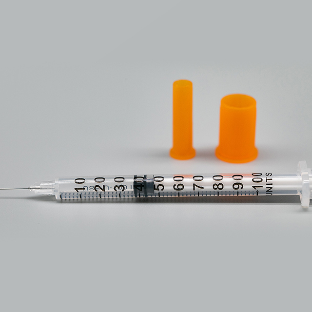 Medical Disposable Plastic Insulin Syringe with Needle