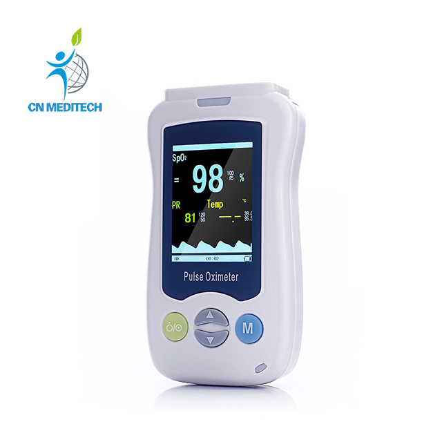 Medical Handheld Blood Oxygen SPO2 Oximeter Monitor Blood Oxygen Saturation Pulse Oximeter