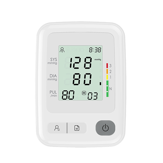 Automatic Upper Arm Type Adjustable Arm Cuff Blood Pressure Monitor for Home Use