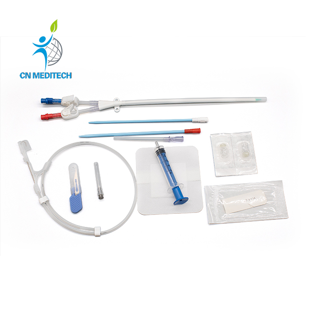 Single Double Triple Lumen Hemodialysis Catheter Kit for dialysis
