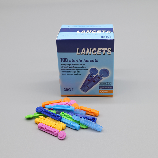 Disposable Medical Safety Sterile Plastic Stainless Steel Twist Blood Lancet